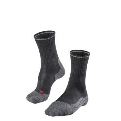 Skarpetki damskie Falke TK2 Wool Silk. Brązowe skarpety Falke, bez wzorów. Za 160.50 zł.