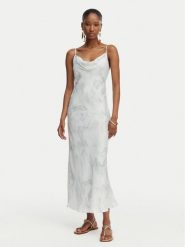 Guess Sukienka koktajlowa W6GK94 W2266 Niebieski jasny Slim Fit. Niebieskie sukienki Guess, xxl, z aplikacjami, z wiskozy, wizytowe, bez kołnierzyka, bez ramiączek. Za 614.99 zł.