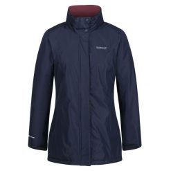 Kurtka Ocieplana Damska Blanchet II Przeciwdeszczowa. Niebieskie kurtki sportowe Regatta, xl, bez wzorów, bez kaptura, trekkingowe. Za 149.99 zł.