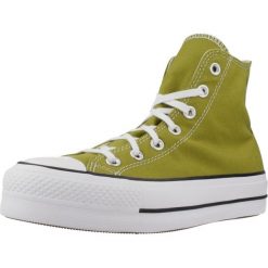 Tenisówki Converse Model Chuck Taylor All Star Lift Hi Kolor Zielony. Zielone trampki Converse, bez wzorów, z tkaniny, bez zapięcia. Za 383.60 zł.