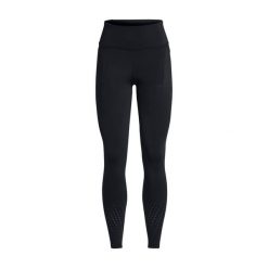 Legginsy do biegania damskie Under Armou Launch Elite. Czarne legginsy sportowe Under Armour, l, bez wzorów, do biegania. Za 289.99 zł.