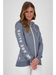 Alife and kickin Bluza "JessyAK" w kolorze niebieskoszarym rozmiar: M. Niebieskie bluzy sportowe Alife and Kickin, m, bez wzorów, bez kaptura. Za 202.03 zł.