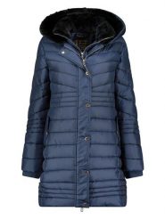 Canadian Peak Płaszcz zimowy "Biensureak" w kolorze granatowym rozmiar: M. Niebieskie płaszcze Canadian Peak, na zimę, m, bez wzorów, z puchu, bez kaptura. Za 350.56 zł.