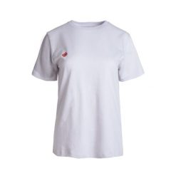 Klasyczny T-shirt z krótkim rękawem BRIANES W V2, wygodny i uniwersalny, idealny. Czerwone t-shirty Izas, m, bez wzorów, bez kołnierzyka, bez ramiączek. W wyprzedaży za 121.70 zł.