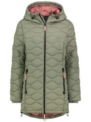 Sublevel Płaszcz pikowany w kolorze khaki rozmiar: M. Brązowe płaszcze Sublevel, m, bez wzorów, bez kaptura. Za 301.95 zł.
