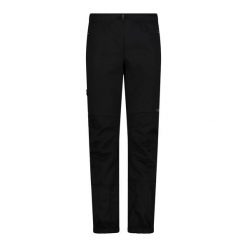 Spodnie damskie turystyczne CMP 39T1216CF. Czarne spodnie narciarskie CMP, l, bez wzorów, z materiału, trekkingowe. Za 469.99 zł.
