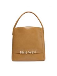 Nine West Torebka CEO-UTAH-LDA8011 Beżowy. Brązowe torebki klasyczne Nine West, bez wzorów, z materiału, bez dodatków. Za 329.99 zł.