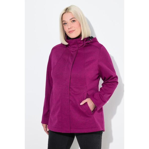 Damskie Kurtka softshell HYPRAR wodoodporna kaptur. Czerwone kurtki sportowe Ulla Popken, plus size, bez wzorów, z materiału, bez kaptura, trekkingowe. Za 479.99 zł.