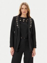 ARTIGLI Marynarka ACGI000745 Czarny Regular Fit. Czarne marynarki i żakiety Artigli, bez wzorów, z syntetyku. Za 359.99 zł.