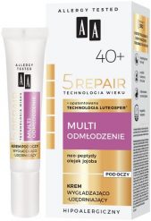 AA Technologia Wieku 5Repair 40+ Multi odmłodzenie krem pod oczy wygładzająco-ujędrniający 15 ml. Kremy pod oczy OCEANIC. Za 21.99 zł.