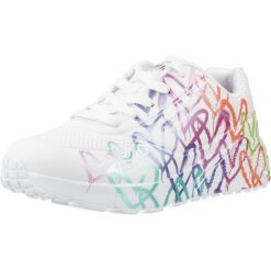 Buty SKECHERS UNO LITE METALLIC JOY Wielokolorowy. Trekkingi Skechers, z syntetyku, trekkingowe. Za 261.99 zł.