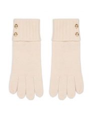 LAUREN RALPH LAUREN Rękawiczki 454P04468003 Kremowy. Białe rękawiczki Lauren Ralph Lauren, bez wzorów, z dzianiny. Za 329.99 zł.