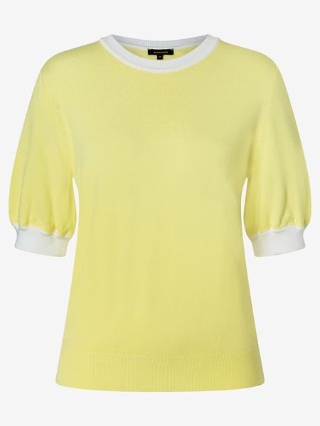 More & More Sweter w kolorze żółtym rozmiar: 38. Żółte swetry More & More, bez wzorów, bez ramiączek. Za 94.95 zł.