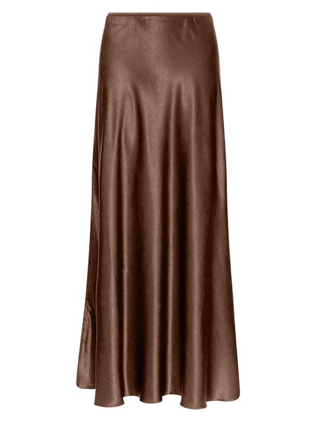 MOSS COPENHAGEN Spódnica "Nicolette" w kolorze brązowym rozmiar: M. Brązowe spódnice Moss Copenhagen, na co dzień, m, bez wzorów, maxi, proste. Za 169.67 zł.