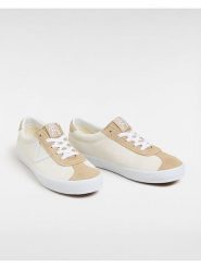 Vans Skórzane sneakersy w kolorze kremowo-beżowym rozmiar: 44. Brązowe trampki Vans, bez wzorów, bez zapięcia. Za 180.49 zł.