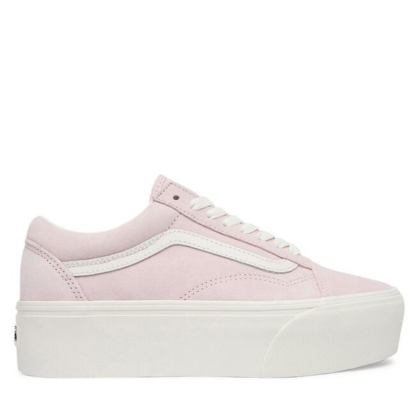 Tenisówki Vans. Czerwone trampki Vans, bez wzorów, bez zapięcia. Za 449.99 zł.