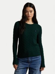Polo Ralph Lauren Sweter 211971865009 Zielony Slim Fit. Zielone swetry Polo Ralph Lauren, xl, bez wzorów, z wełny, bez ramiączek. Za 989.99 zł.