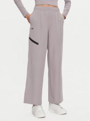 Under Armour Spodnie materiałowe Unstoppable 1388857 Szary Wide Leg. Szare spodnie materiałowe Under Armour, m, bez wzorów, z materiału. Za 179.99 zł.