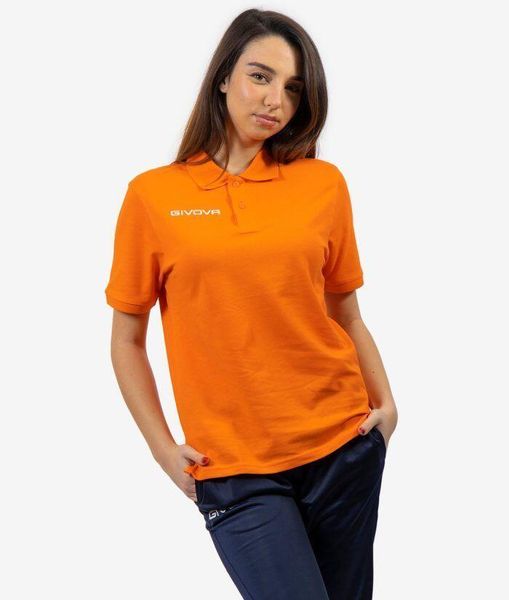 Koszulka polo Givova Cotone Piquet Summer Orange. Brązowe koszulki polo Givova, na lato, s, bez wzorów, z bawełny, bez kołnierzyka, bez ramiączek. Za 59.82 zł.