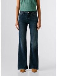 Pepe Jeans Dżinsy - Flared fit - w kolorze granatowym rozmiar: W32/L32. Niebieskie jeansy Pepe Jeans, l, z aplikacjami, z podwyższonym stanem. Za 256.45 zł.