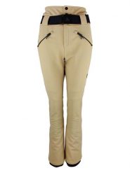 Peak Mountain Softshellowe spodnie narciarskie "Atlas" w kolorze beżowym rozmiar: S. Brązowe spodnie dresowe Peak Mountain, m, bez wzorów, z tkaniny. Za 436.14 zł.