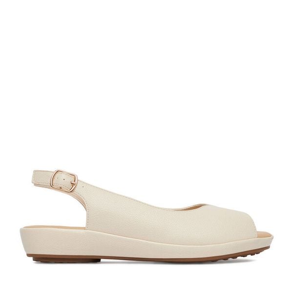 Sandały Go Soft. Brązowe sandały GO SOFT, bez wzorów, bez obcasa, na płaskiej podeszwie, bez zapięcia. Za 119.99 zł.