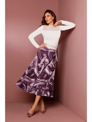 Creation L Spódnica w kolorze jasnoróżowo-ciemnofioletowym rozmiar: 24. Różowe spódnice creation L, l, bez wzorów, maxi. Za 66.16 zł.