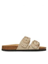 ONLY Shoes Klapki Onlmaxi-15 Pu Studs Buckle 15341190 Écru. Klapki ONLY SHOES, bez wzorów, ze skóry, bez obcasa. Za 139.99 zł.