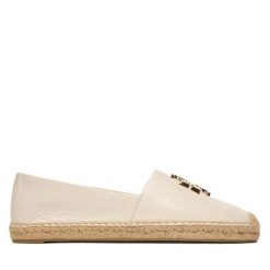 Espadryle Tory Burch. Białe espadryle Tory Burch, bez wzorów, bez obcasa, bez zapięcia. Za 1,439.00 zł.