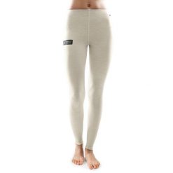 Damskie legginsy termoaktywne do sportów zimowych z wełny Ultimate Loe. Brązowe bielizna sportowa SIROKO, l, bez wzorów, z wełny. W wyprzedaży za 182.95 zł.