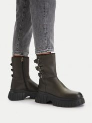 G-Star Raw Botki CEO-WI33-CS555-KIWI-13 Zielony. Zielone botki G-Star, bez wzorów, ze skóry, bez obcasa, na płaskiej podeszwie, bez zapięcia. Za 393.99 zł.