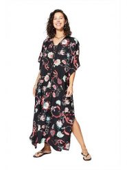 Ipanima Sukienka w kolorze czarnym ze wzorem rozmiar: 34-40. Czarne sukienki Ipanima, bez wzorów, bez kołnierzyka, bez ramiączek, maxi. Za 78.99 zł.