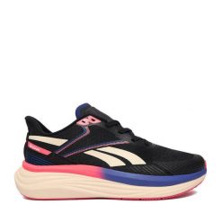 Buty do biegania Reebok. Czarne obuwie sportowe Reebok, bez zapięcia, do biegania. Za 249.99 zł.