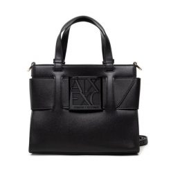 Torebka Armani Exchange. Czarne torebki klasyczne Armani Exchange, bez wzorów, bez dodatków. Za 439.99 zł.
