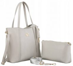 Shopperka szara Rovicky R-TOR-ALE-7. Szare shopper ROVICKY, bez wzorów, ze skóry ekologicznej, małe, bez dodatków. Za 110.19 zł.