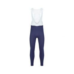 Damskie długie spodnie kolarskie z szelkami Essential – Granatowe. Niebieskie spodnie sportowe KEADA SPORTS, xl, bez wzorów, rowerowe. Za 332.00 zł.