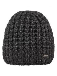 Barts Czapka "Ammelie" w kolorze czarno-białym rozmiar: onesize. Białe czapki Barts, bez wzorów, ze splotem. Za 63.95 zł.