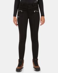 Spodnie softshell damskie Kilpi MAURA-W. Czarne spodnie narciarskie Kilpi, bez wzorów, z gumy, narciarskie. Za 344.59 zł.
