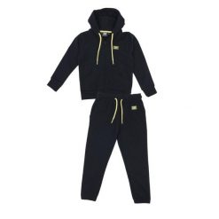 Bluza z bawełna z kaptur na co dzień na siłownię. Czarne bluzy LEONE 1947 APPAREL, s, bez wzorów, z bawełny, bez kaptura. W wyprzedaży za 132.85 zł.