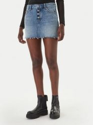 HUGO Spódnica jeansowa Galanie 50561137 Niebieski Regular Fit. Niebieskie spódnice Hugo, s, bez wzorów, z bawełny. Za 399.99 zł.