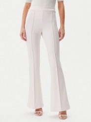 Guess Spodnie materiałowe W4YB01KCBO2 Różowy Flare Fit. Czerwone spodnie materiałowe Guess, l, z aplikacjami, z materiału. Za 229.99 zł.