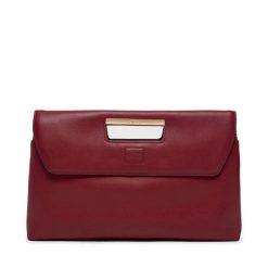 Torebka Furla. Czerwone kopertówki Furla, bez wzorów, bez dodatków. Za 919.99 zł.