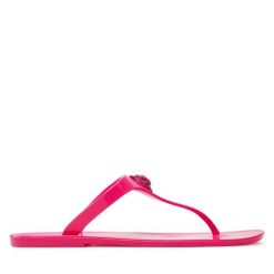 Japonki Kurt Geiger. Czerwone klapki Kurt Geiger, bez wzorów, bez obcasa. Za 239.99 zł.