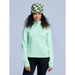 Bluza narciarska - Damskie - Arctic 2.0 - Avocado. Zielone bluzy POEDERBAAS, na zimę, m, bez wzorów, z elastanu, bez kaptura. W wyprzedaży za 177.72 zł.