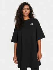 The North Face Sukienka codzienna Simple Dome NF0A87NF Czarny Relaxed Fit. Czarne sukienki The North Face, na co dzień, m, bez wzorów, z bawełny, bez kołnierzyka, bez ramiączek, proste. Za 129.99 zł.