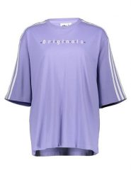 Adidas Koszulka w kolorze błękitnym rozmiar: S. Niebieskie bluzki Adidas, s, bez wzorów, z bawełny, bez kołnierzyka, bez ramiączek. Za 79.21 zł.