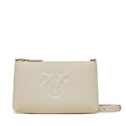 Torebka PINKO. Białe listonoszki Pinko, bez wzorów, bez dodatków. Za 479.99 zł.