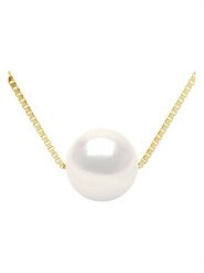 Pearl Addict Złoty naszyjnik z perłą - dł. 42 cm rozmiar: onesize. Żółte naszyjniki Pearl Addict, z perłą, złote. Za 284.45 zł.