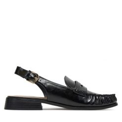Sandały Call It Spring. Czarne sandały Call it Spring, bez wzorów, bez obcasa, na płaskiej podeszwie, bez zapięcia. Za 239.99 zł.
