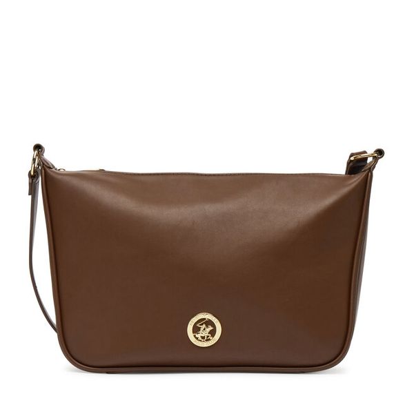 Torebka Beverly Hills Polo Club. Brązowe listonoszki Beverly Hills Polo Club, bez wzorów, bez dodatków. Za 159.99 zł.